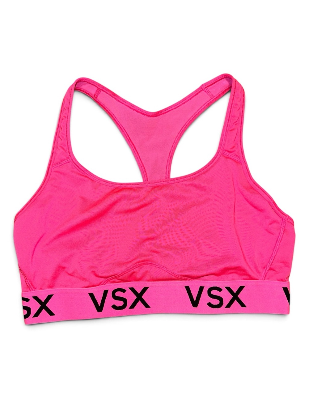 Victoria's Secret Hot Pink VSX Racerback Logo Sports Bra size L